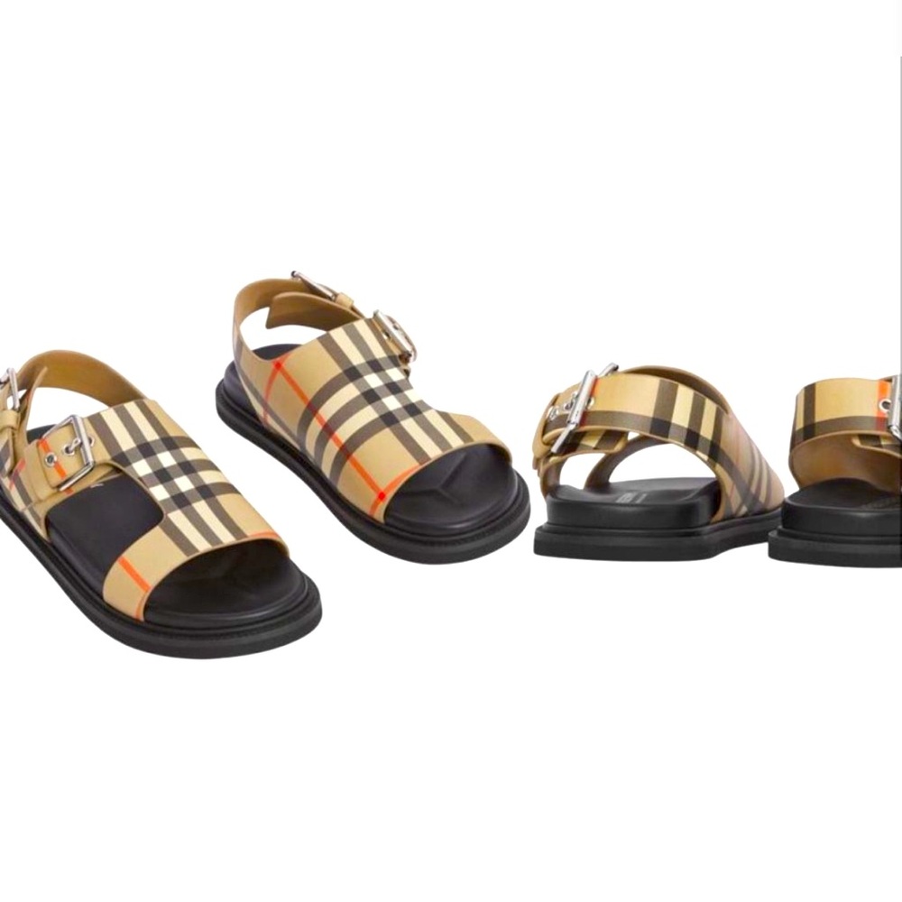 Burberry Bertha Check Sandal (Toddler
& Little Kid)